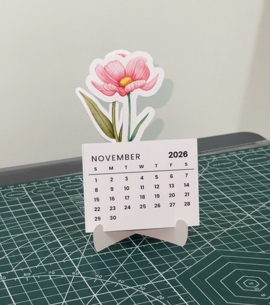 Desk Calendar 2026