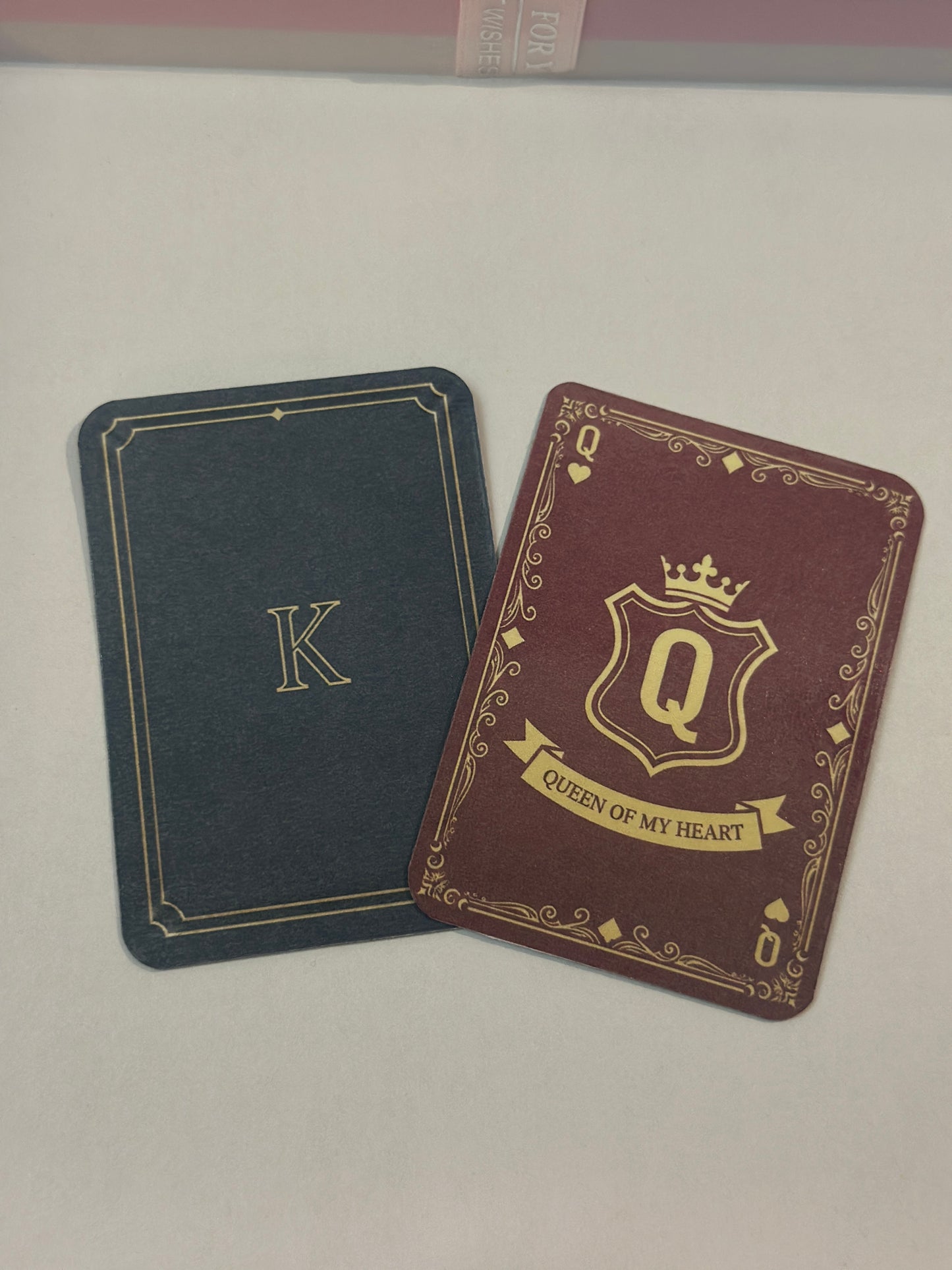 King & Queen of My Heart – Couple Love Cards (Set of 2)