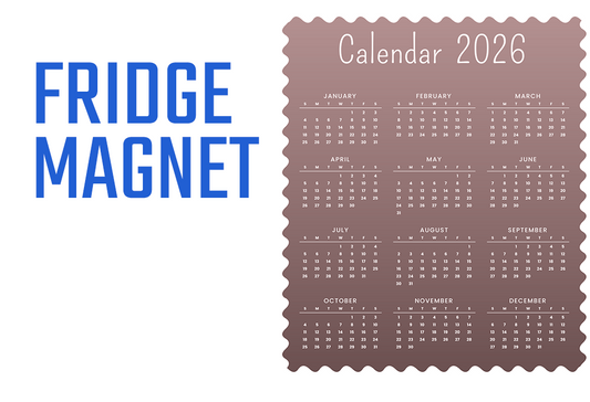 Magnetic Calendar 2026 Set of 2
