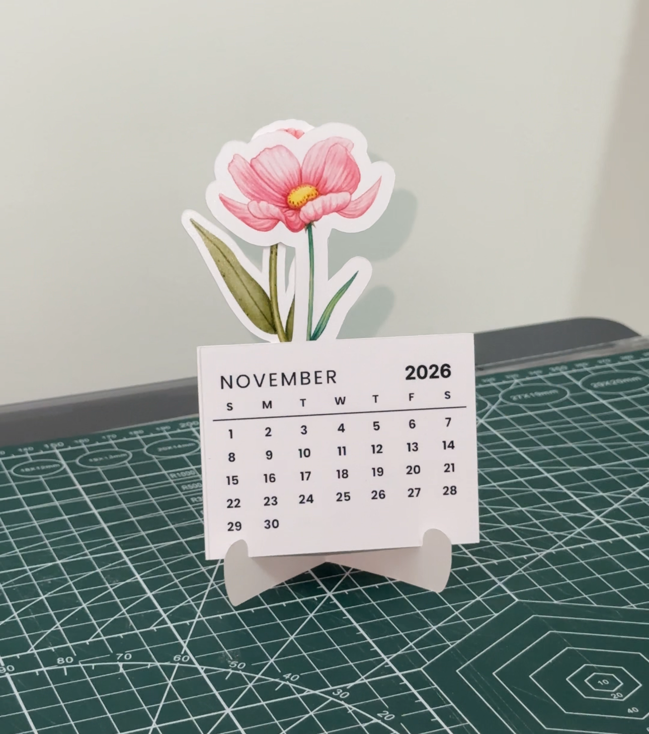 Desk Calendar 2026