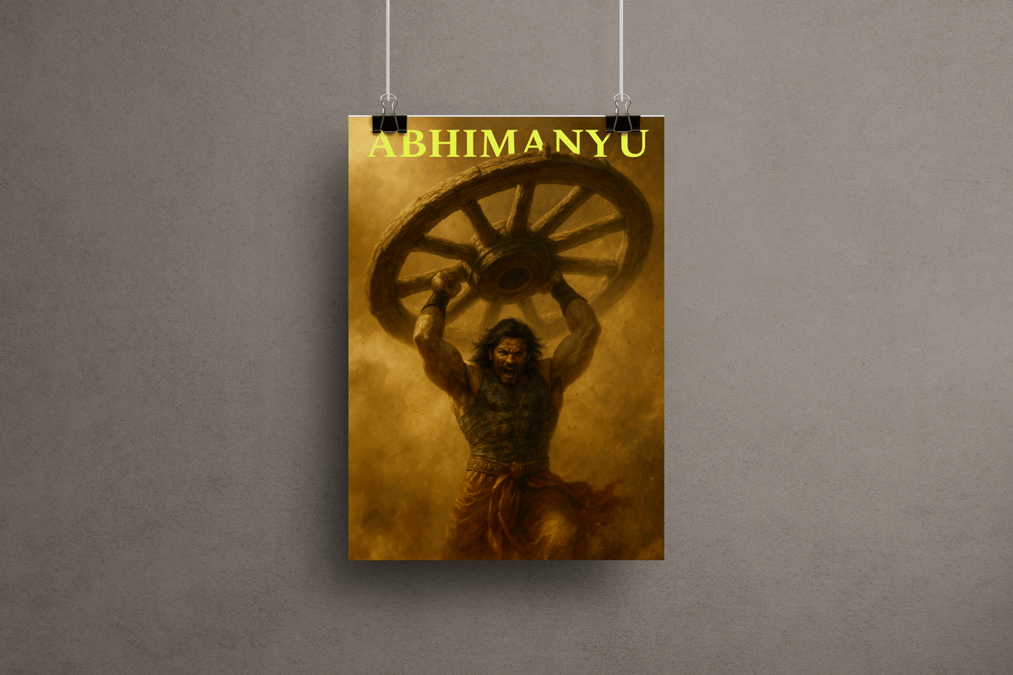Abhimanyu in Kurukshetra | Mahabharata | Poster
