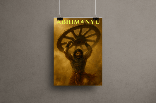 Abhimanyu in Kurukshetra | Mahabharata | Poster