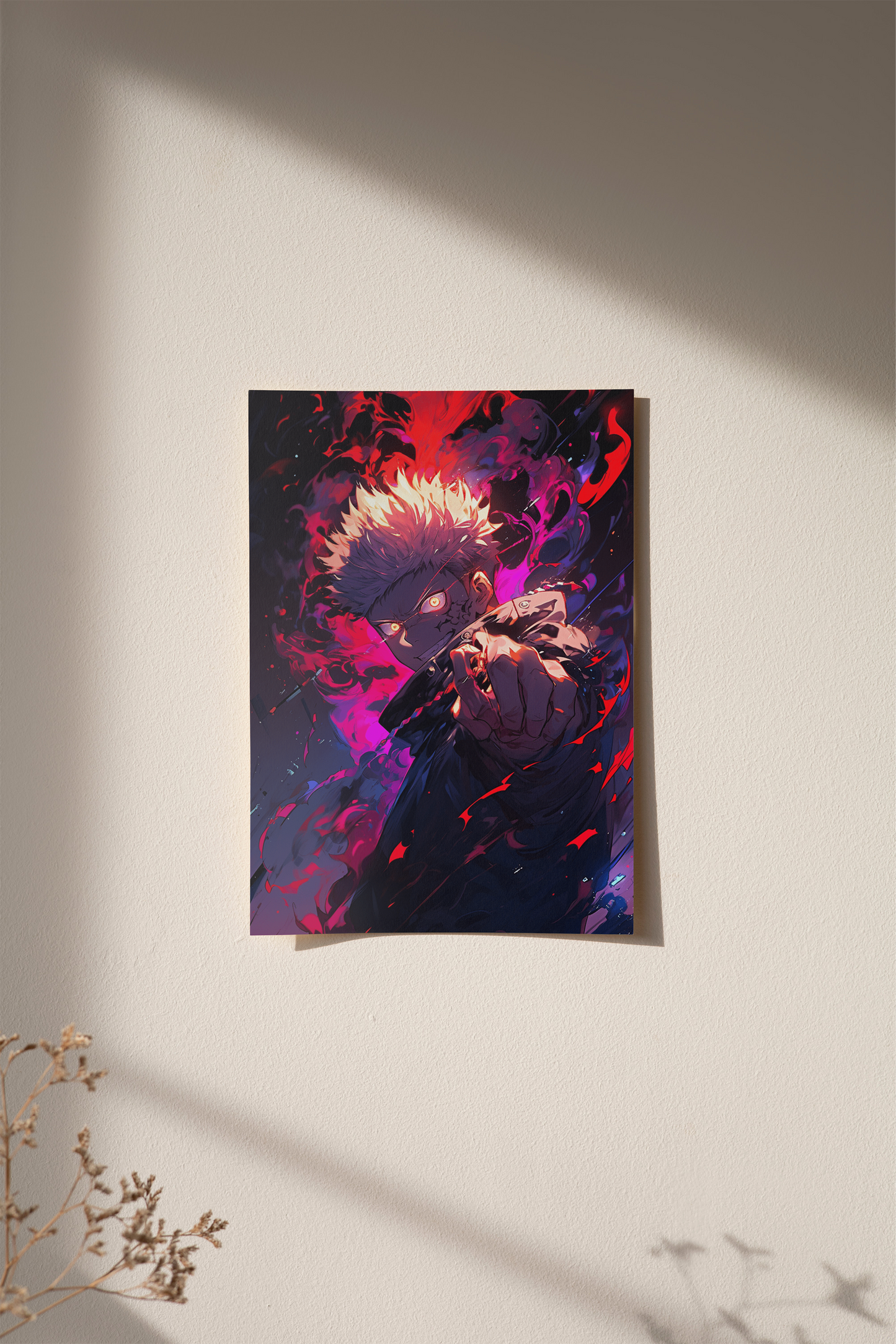 Yuji Itadori Jujutsu Kaisen Anime Poster