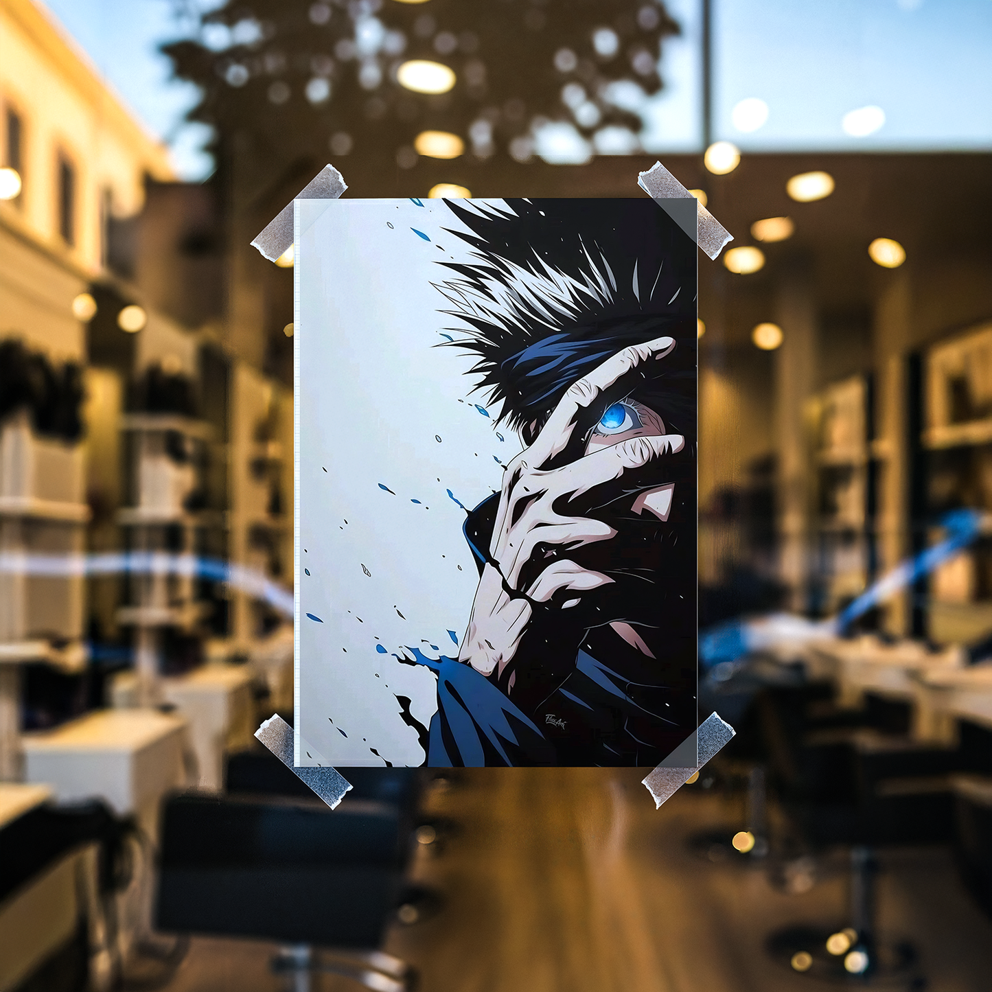 Satoru Gojo Jujutsu Kaisen Anime Poster