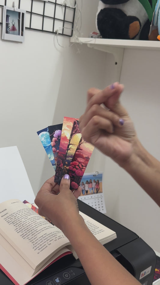 Themed Bookmarks Pack of 8